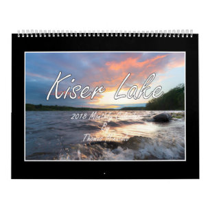 Kiser Lake 2018 Maandelijkse kalender van Tom Minu
