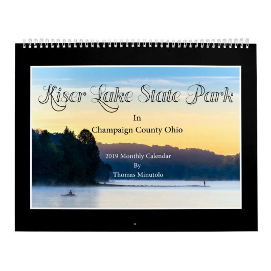 Kiser Lake St Park 2019 Agenda door Tom Minutolo Kalender (Hoes)