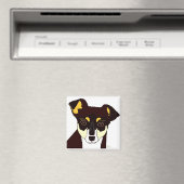 Kisha Chihuahua Magneet - Wit (Insitu (Vaatwasser))