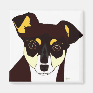 Kisha Chihuahua Magneet - Wit