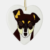 Kisha Chihuahua Ornament White (Rechts)