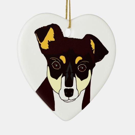 Kisha Chihuahua Ornament White (Rechts)