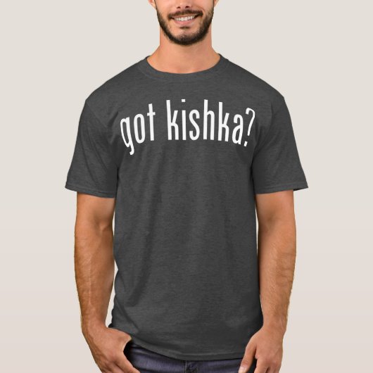 Kishka Retro Advert Ad Parody Funny T-shirt (Voorkant)