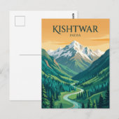 Kishtwar Nationaal Park India Briefkaart (Voorkant / Achterkant)