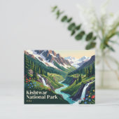 Kishtwar Nationaal Park India Briefkaart (Staand voorkant)
