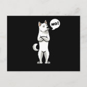 Kishu Inu Stubborn Dog Briefkaart (Voorkant)