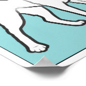 Kishu Ken (紀 州 犬) Stamp Poster (Hoek)