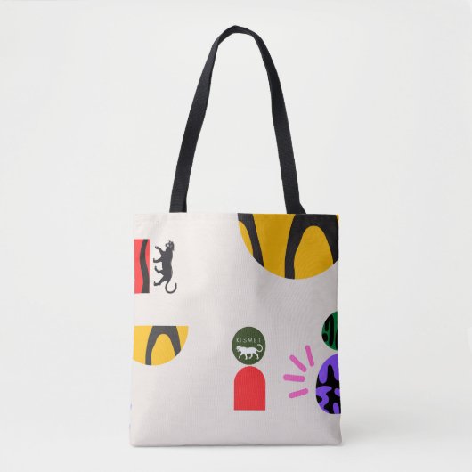 Kismet abstract tote bag (Voorkant)