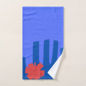 Kismet blauw bad handdoek (Handdoek)