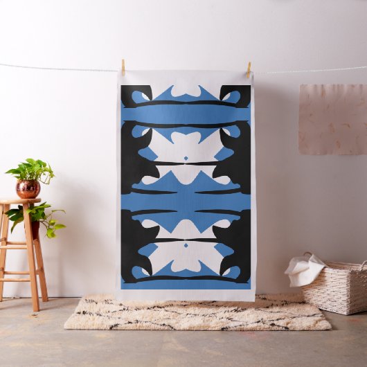 Kismet Blue Stof (Voorbeeld)