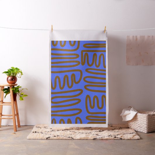 Kismet Blues Stof (Voorbeeld)