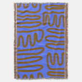 Kismet Brown Wave Deken (Voorkant Verticaal)