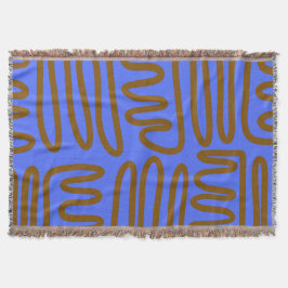 Kismet Brown Wave Deken