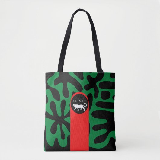 kismet groen tote bag (Voorkant)