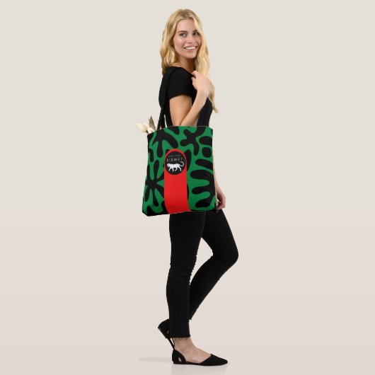 kismet groen tote bag (Op model)