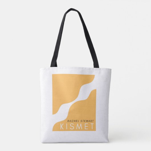 Kismet Groene Bloem Tote Bag (Achterkant)