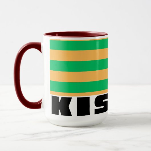 Kismet Mint bordeauxrood Mok (Links)