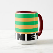 Kismet Mint bordeauxrood Mok (Voorkant rechts)