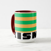 Kismet Mint bordeauxrood Mok (Voorkant links)
