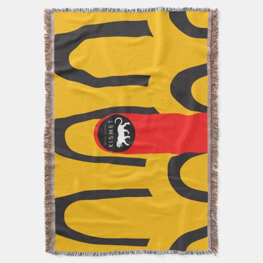 Kismet Yellow Deken (Voorkant Verticaal)