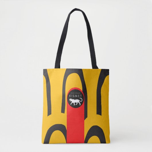 Kismet Yellow Tote Bag (Voorkant)