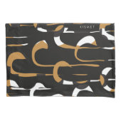 Kismet Zwart chic Kussensloop (Voorkant-Links)