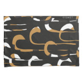 Kismet Zwart chic Kussensloop (Voorkant-Rechts)