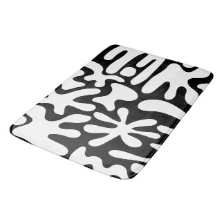 Kismet Zwart en Wit Badmat