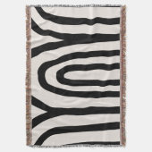 Kismet Zwart en Wit Deken (Voorkant Verticaal)