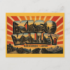 Kiso-vallei Japan Samurairoute Nakasendo Briefkaart