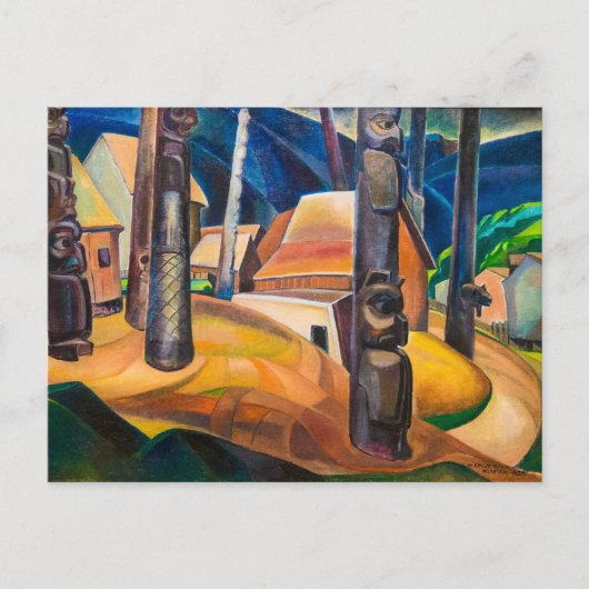 Kispiax Village | Emily Carr | Briefkaart (Voorkant)