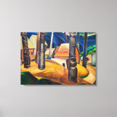 Kispiax Village | Emily Carr | Canvas Afdruk (Voorkant)