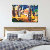 Kispiax Village | Emily Carr | Canvas Afdruk (Insitu (Slaapkamer))