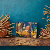 Kispiax Village | Emily Carr | Fotoplaat (Zijkant)