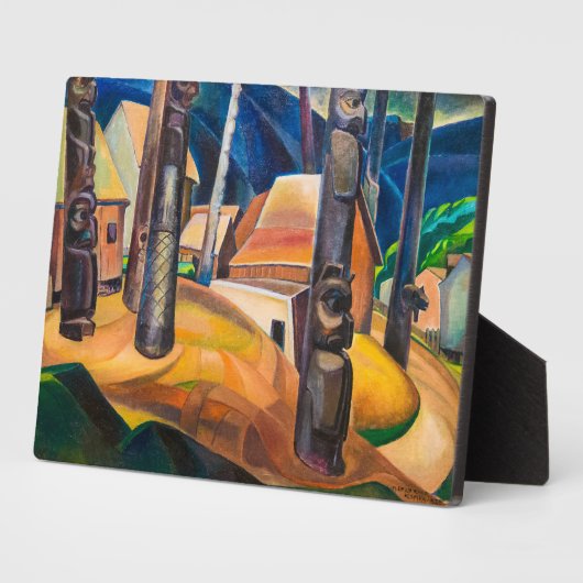 Kispiax Village | Emily Carr | Fotoplaat (Zijkant)