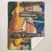 Kispiax Village | Emily Carr | Sherpa Deken (Voorkant)