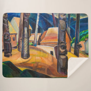 Kispiax Village Emily Carr Sherpa Deken