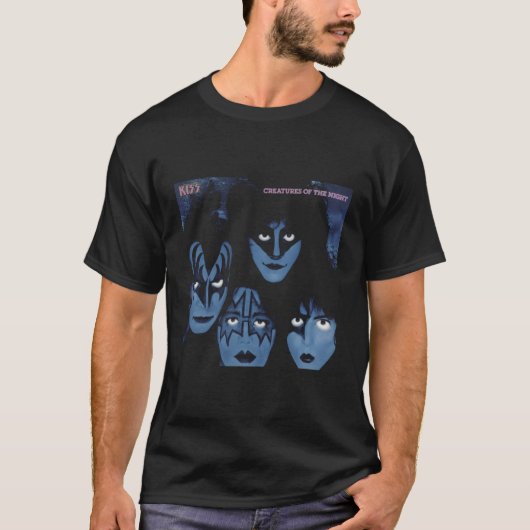 Kiss 1982 Wezens van de Nacht T-shirt (Voorkant)