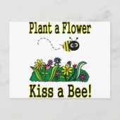 Kiss a Bee Briefkaart (Voorkant)