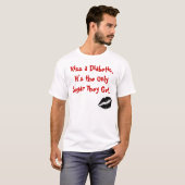 Kiss a Diabetic T-shirt (Voorkant volledig)