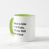Kiss A Frog 11 oz Combo Mok (Voorkant links)