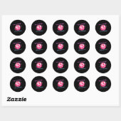 Kiss All Time Disco Occasionally Ronde Sticker (Vel)