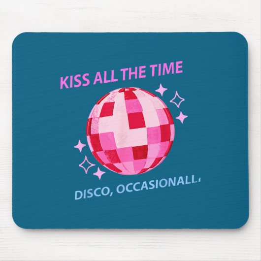Kiss All Time Disco Occasionele artwork Muismat (Voorkant)
