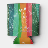 Kiss and hearts gay love blikjeskoeler (Voorkant)