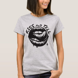 Kiss and Tell: Halloween Lips Tee T-shirt