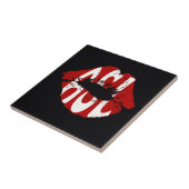 Kiss ASL Tegeltje (Zijkant)