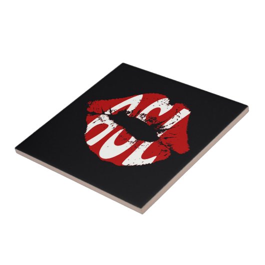 Kiss ASL Tegeltje (Zijkant)