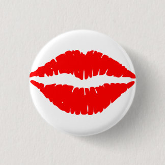 Kiss badge small ronde button 3,2 cm
