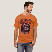 Kiss Band grappig T-shirt (Voorkant volledig)