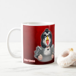Kiss Band Rubber Duck - CelebriDucks Gene Simmons Koffiemok